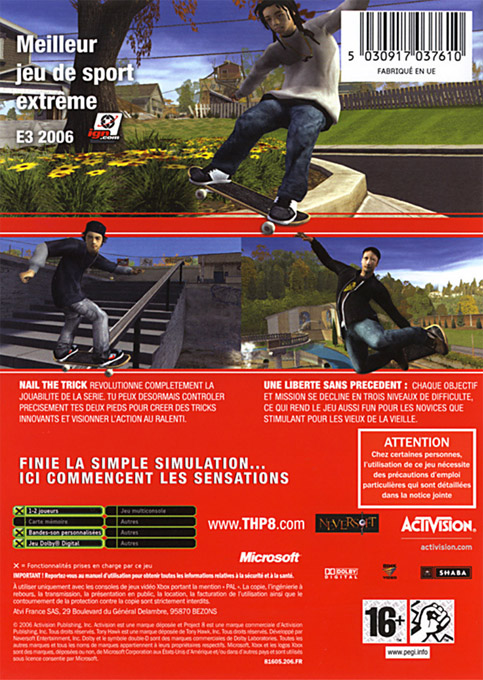 Tony Hawk's Project 8 - Dos