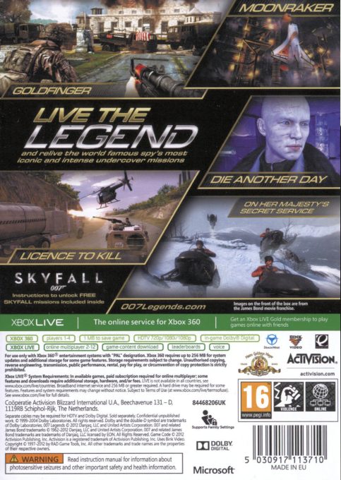 007 Legends dos