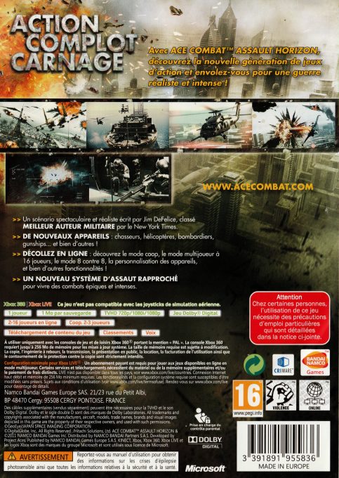 Ace Combat - Assault Horizon dos