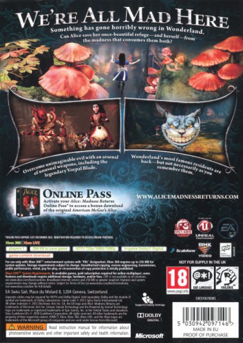 Alice - Madness Returns dos