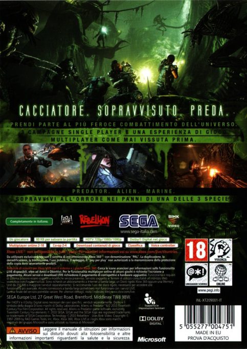 Aliens vs Predator dos