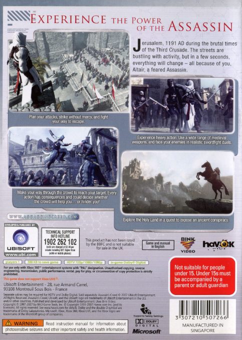 Assassin's Creed dos