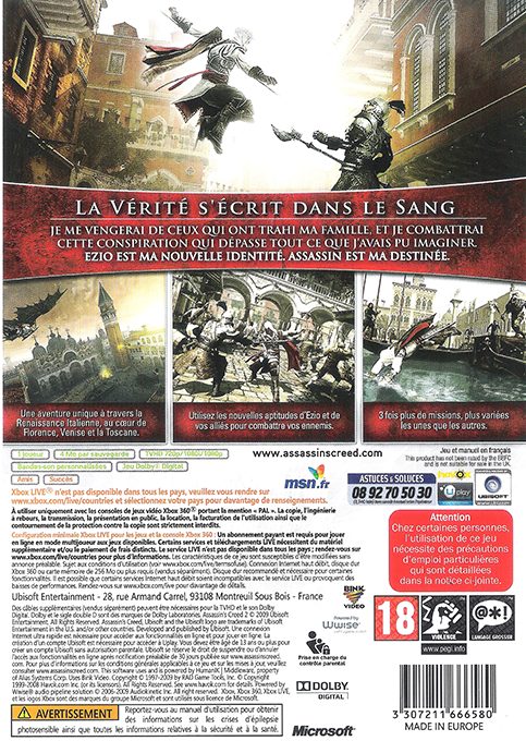 Assassin's Creed II dos