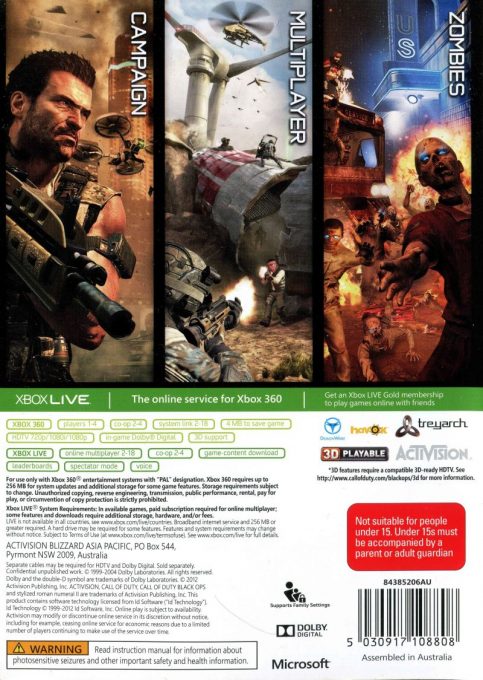 Call of Duty - Black Ops II dos