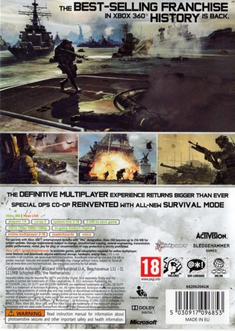 Call of Duty - Modern Warfare 3 dos