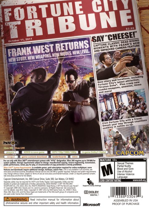 Dead Rising 2 : Off the Record - Dos