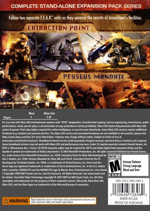 F.e.a.r. Files - Dos