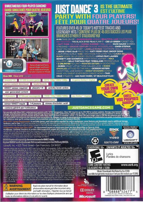 Just Dance 3 - Dos