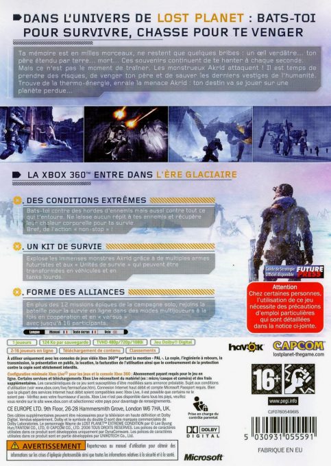 Jaquette arrière