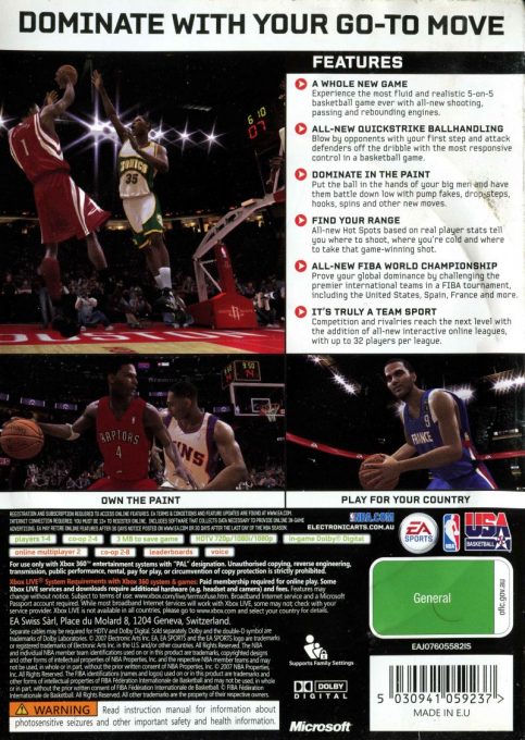 Nba Live 08 - Dos