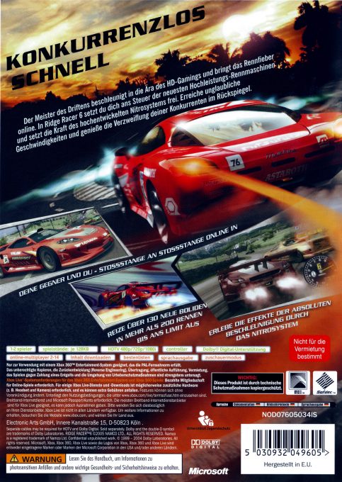 Ridge Racer 6 - Dos