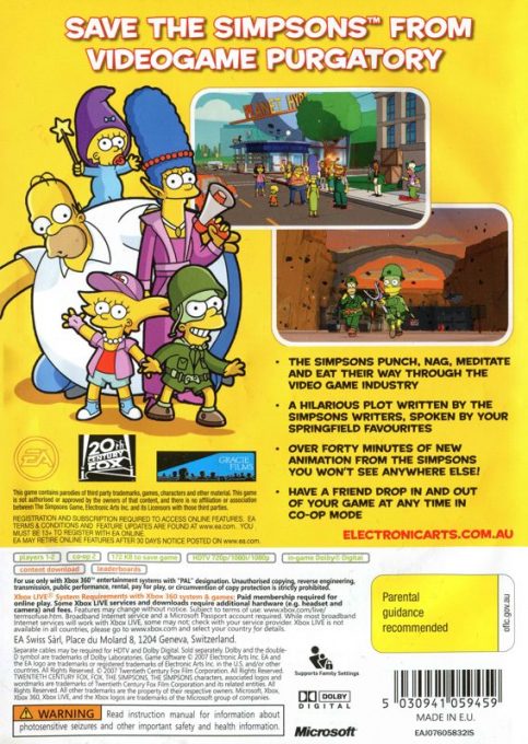 Simpsons Game, The - Dos