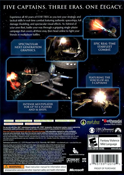 Star Trek : Legacy - Dos