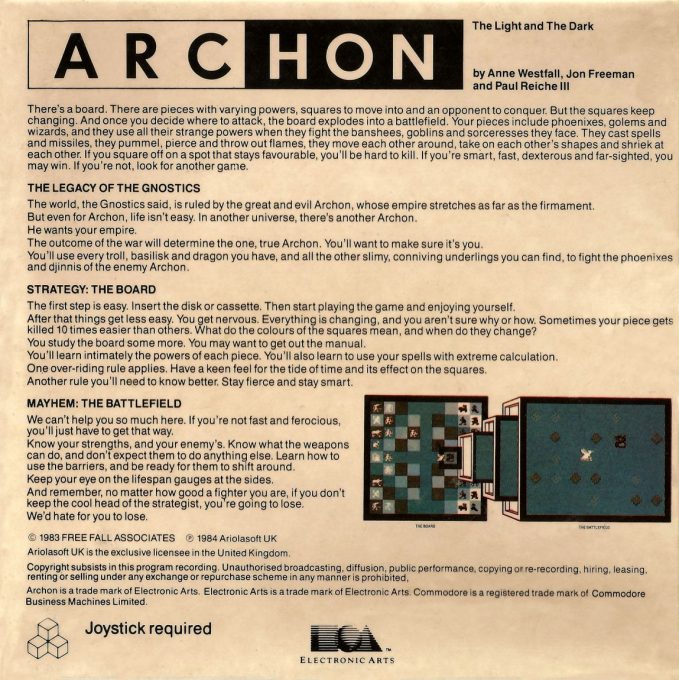 Archon - The Light And The Dark - Dos