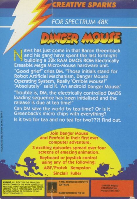 Danger Mouse In Double Trouble dos