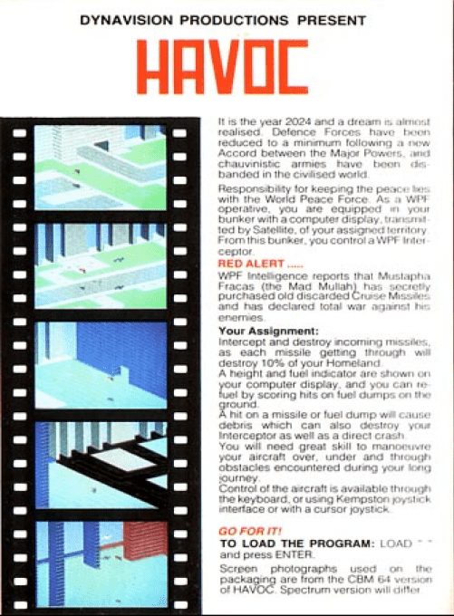 Havoc (Dynavision) dos
