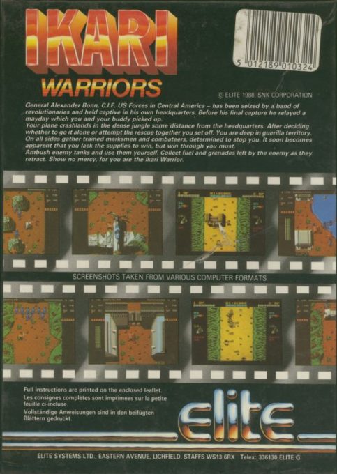 Ikari Warriors dos