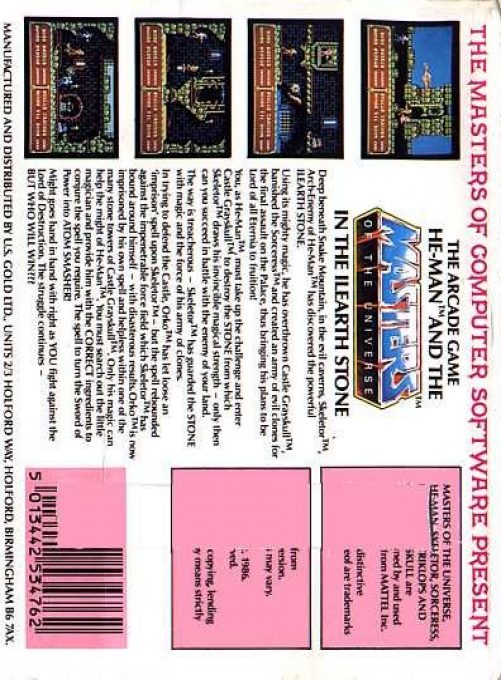 Masters of the Universe - The Arcade Game dos