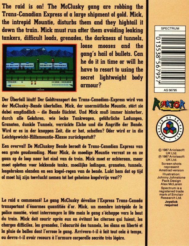 Mountie Mick's Death Ride dos