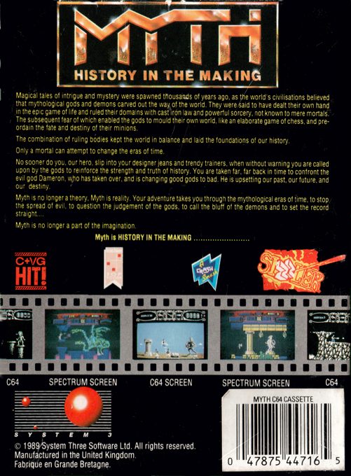 Myth - History In The Making dos