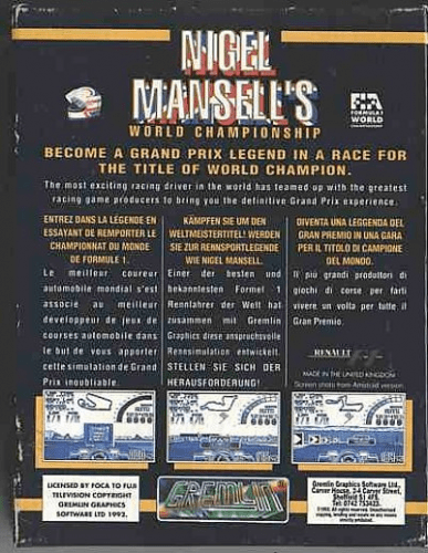 Nigel Mansell's World Championship dos