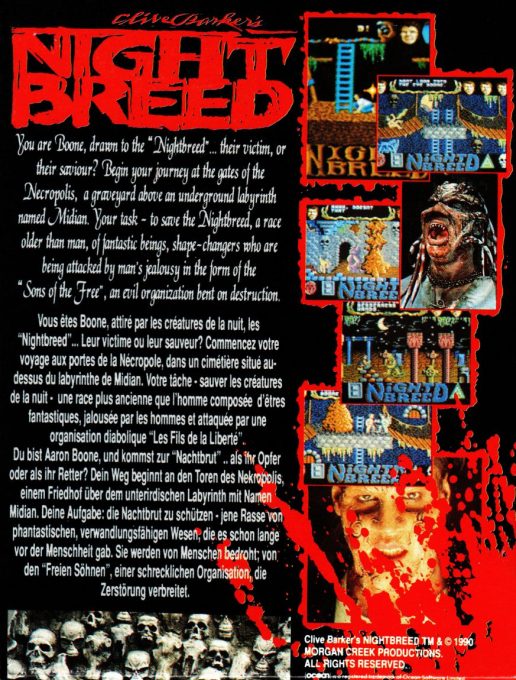 Nightbreed - The Action Game dos