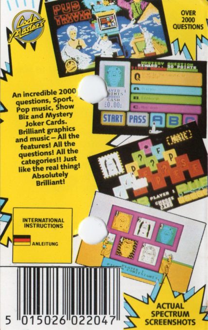 Pub Trivia Simulator dos