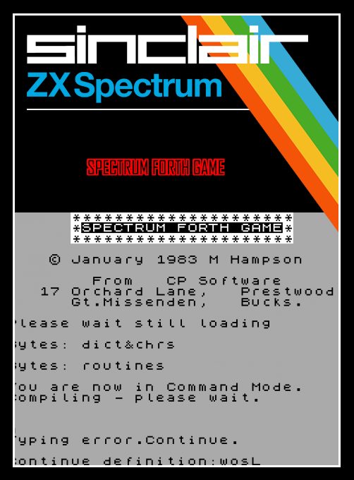 Spectrum Forth Game