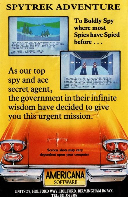 Spy-Trek Adventure dos