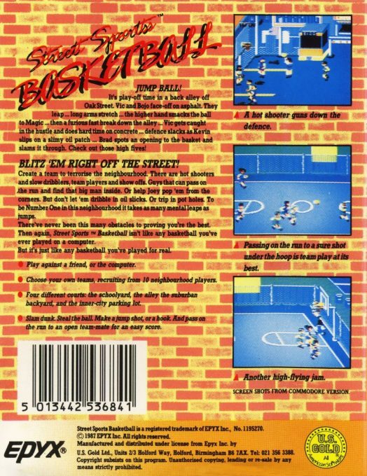 Street Sports Basketball dos