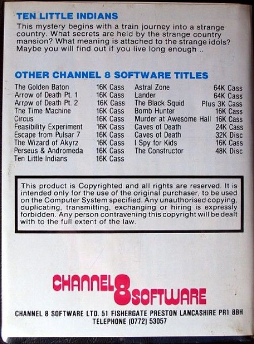 Ten Little Indians dos