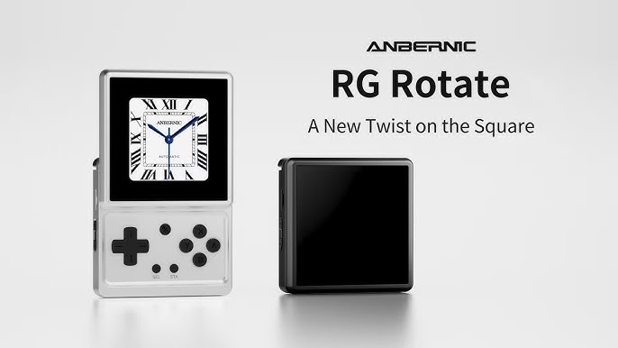ANBERNIC RG Rotate : c'est officiel, la console avec écran pivotant arrive en mai