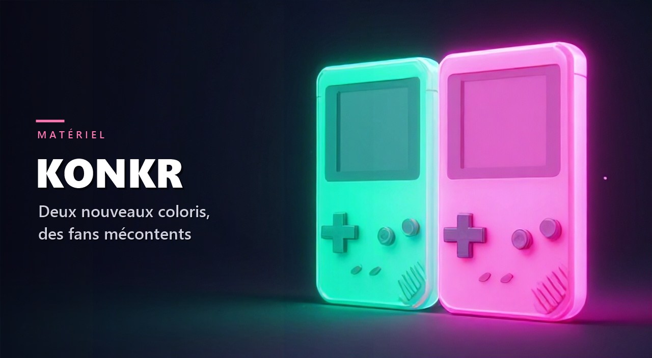 AYANEO dévoile deux nouveaux coloris de la KONKR Pocket Advance, au grand dam de certains acheteurs